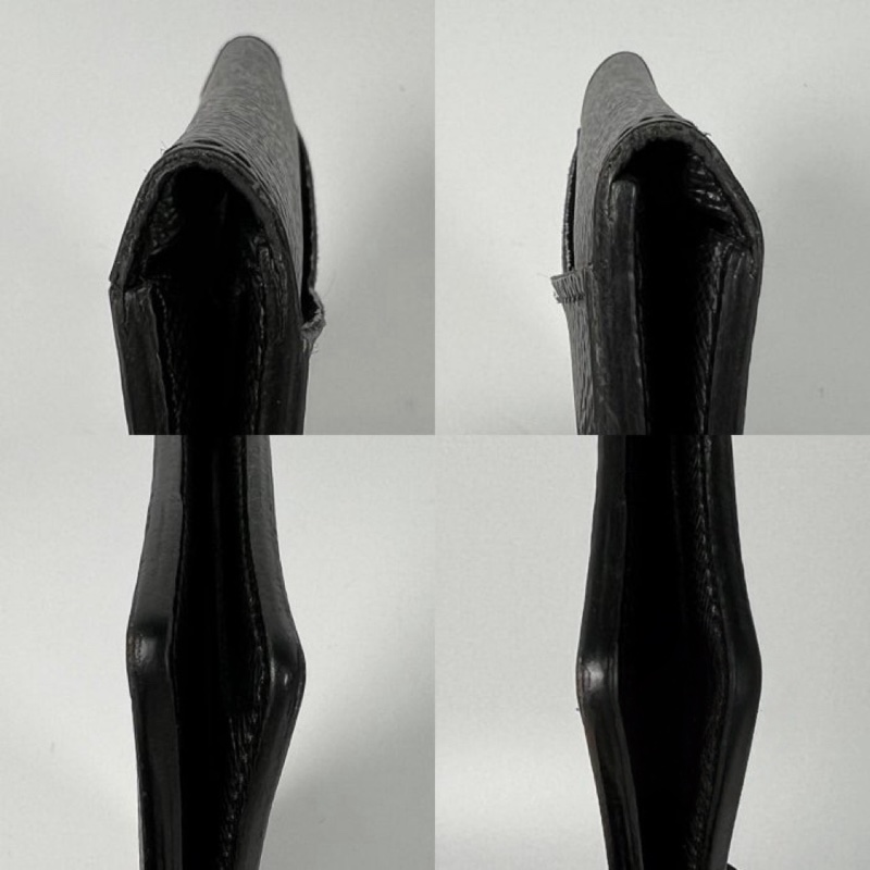 LOUIS VUITTON LV M61696 黑原花卡夾-6