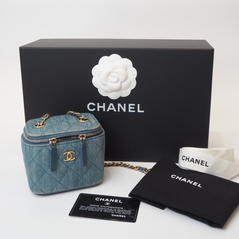 CHANEL單寧金球小盒子