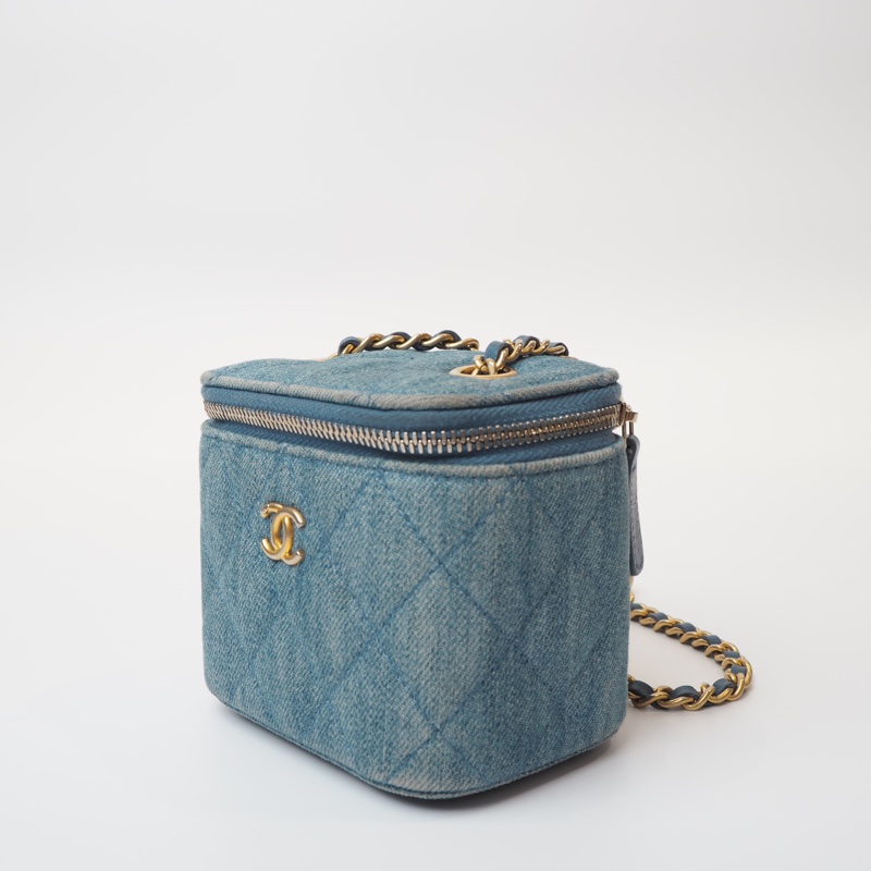 CHANEL單寧金球小盒子-1