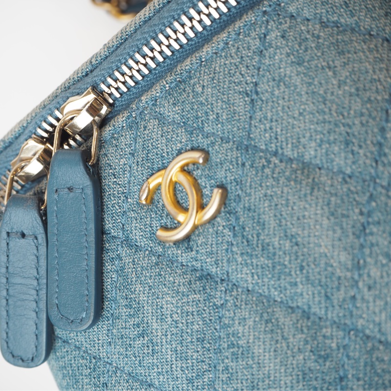 CHANEL單寧金球小盒子-2