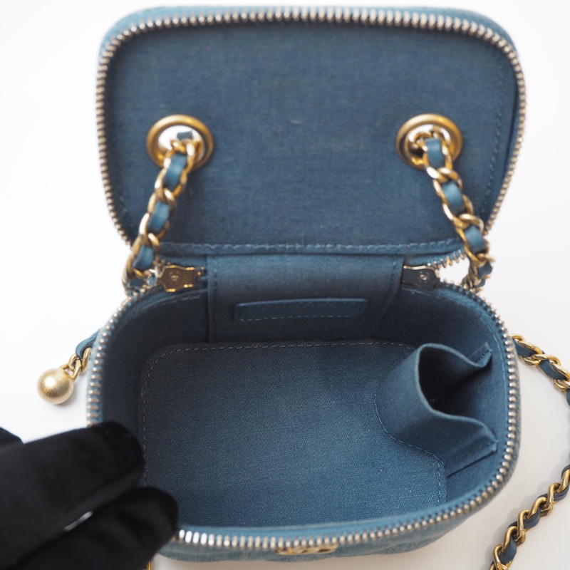 CHANEL單寧金球小盒子-3