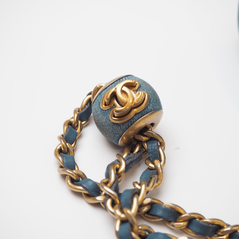 CHANEL單寧金球小盒子-4