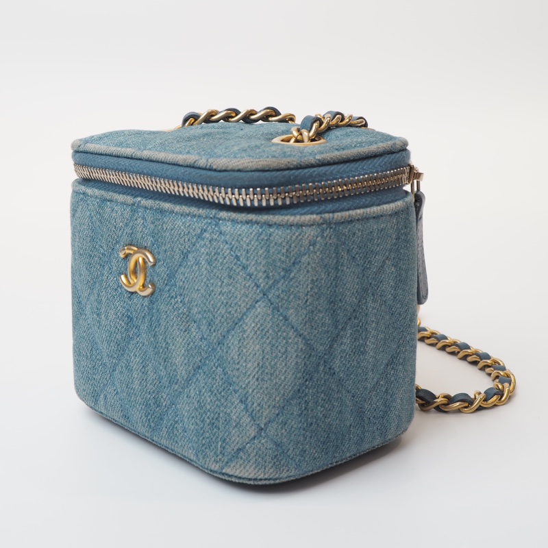 CHANEL單寧金球小盒子-6