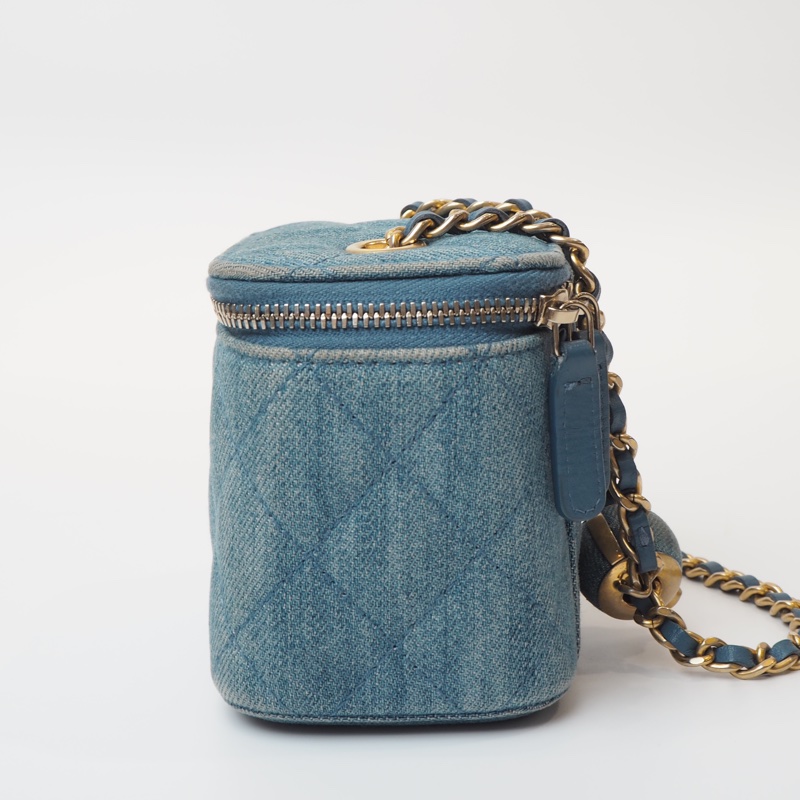 CHANEL單寧金球小盒子-7