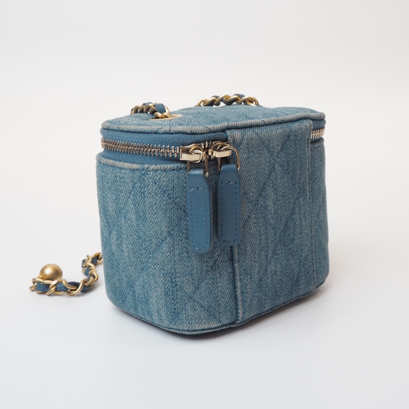 CHANEL單寧金球小盒子-8