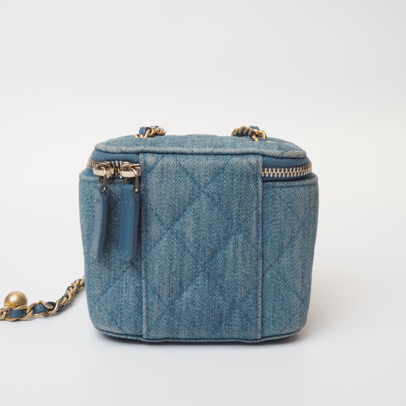 CHANEL單寧金球小盒子-9