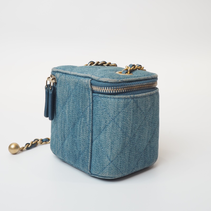 CHANEL單寧金球小盒子-10