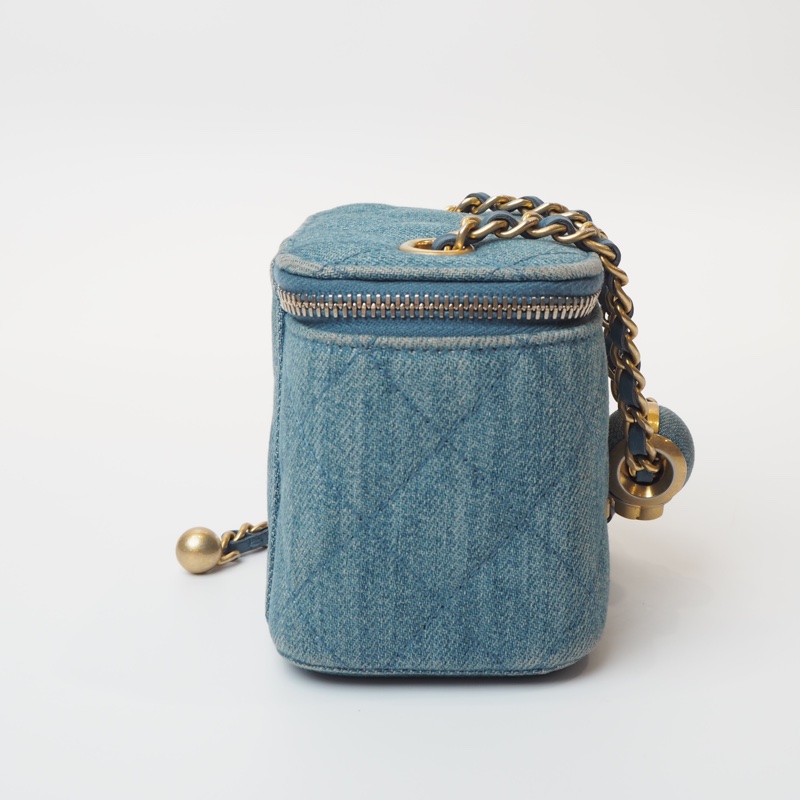 CHANEL單寧金球小盒子-11