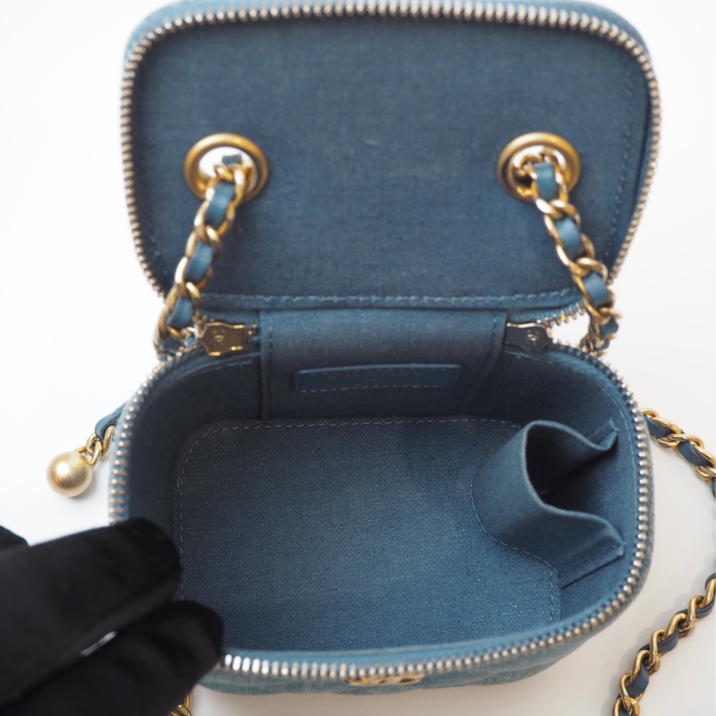 CHANEL單寧金球小盒子-18