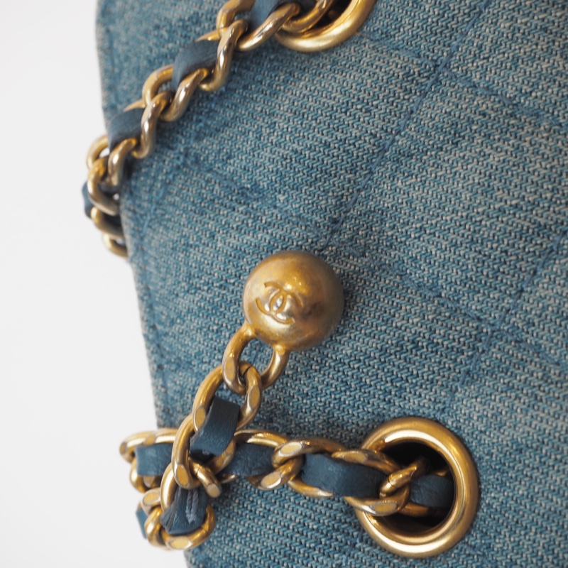 CHANEL單寧金球小盒子-20