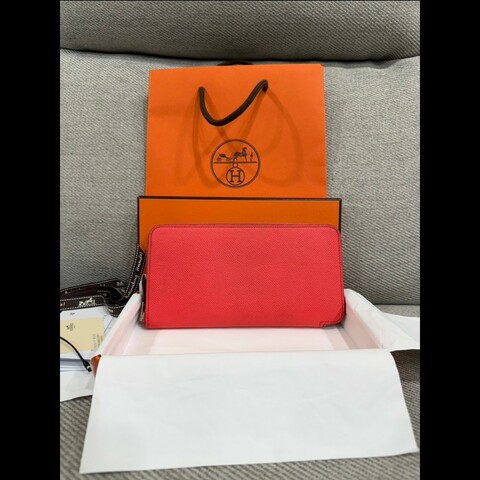 hermes silk in拉鏈長夾