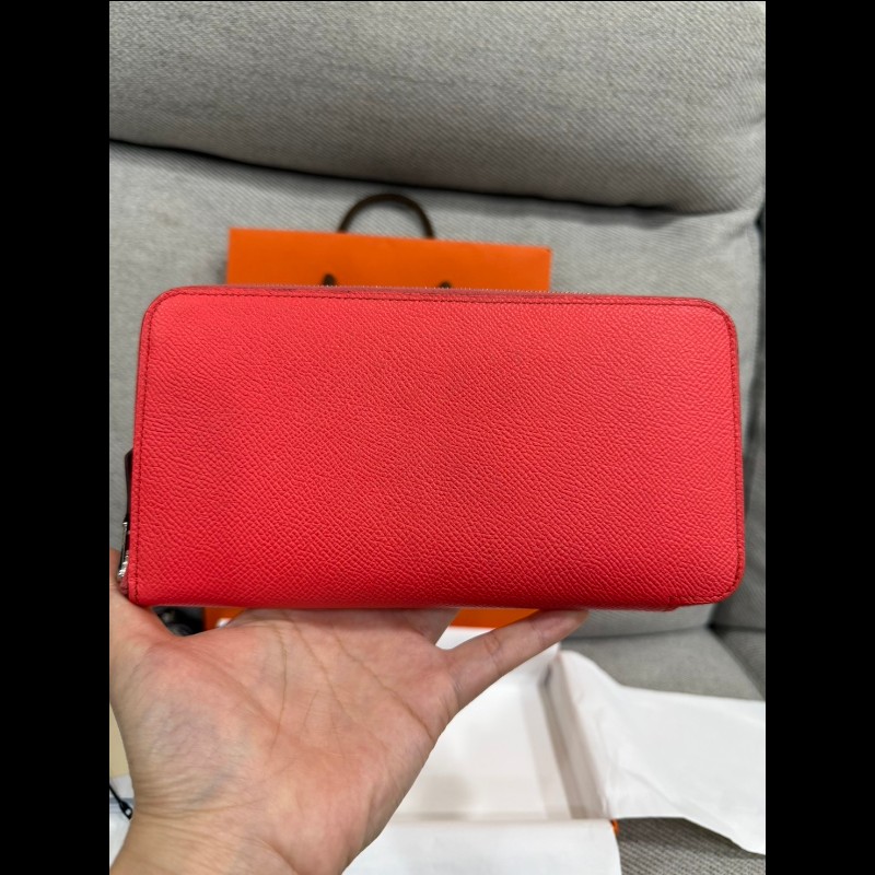 hermes silk in拉鏈長夾-4