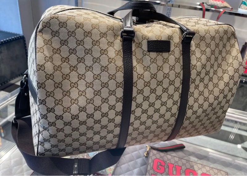 Gucci Original GG Canvas Carry On Duffle Bag-0