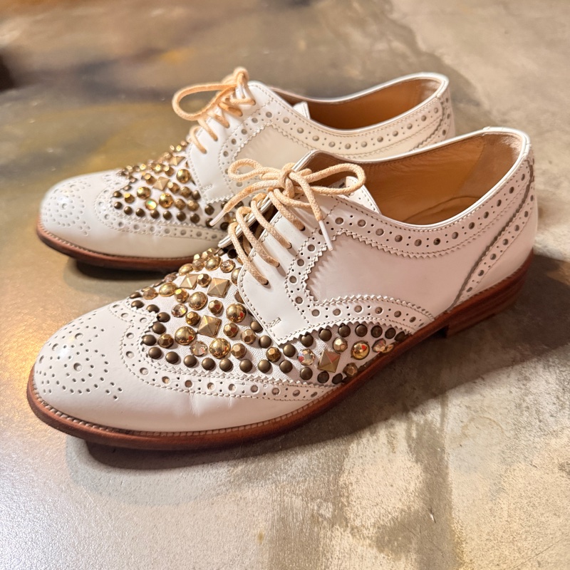 Dolce&gabbana 卯釘雕花牛津鞋-2