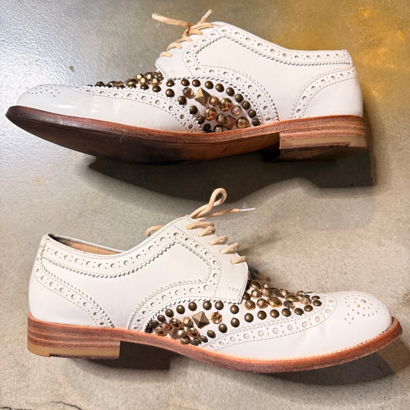 Dolce&gabbana 卯釘雕花牛津鞋-5