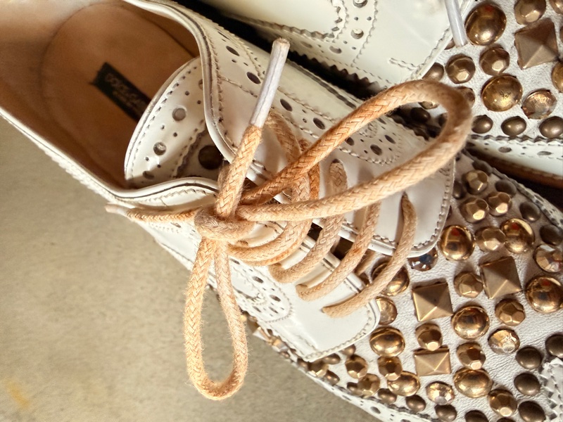 Dolce&gabbana 卯釘雕花牛津鞋-9