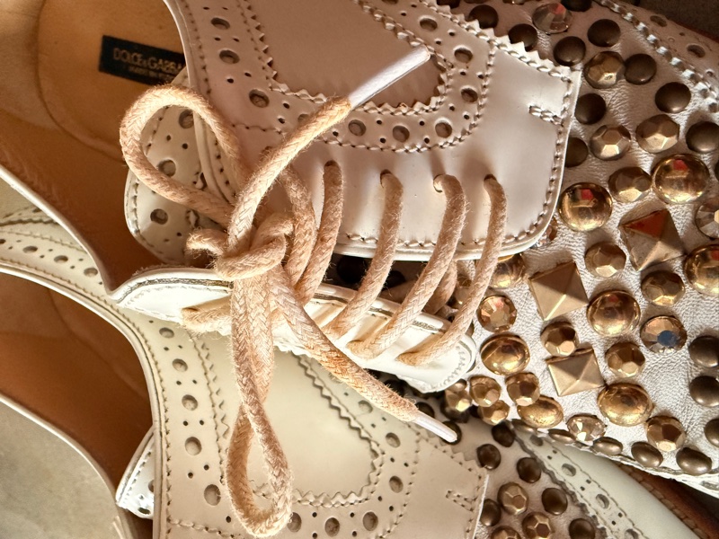 Dolce&gabbana 卯釘雕花牛津鞋-10