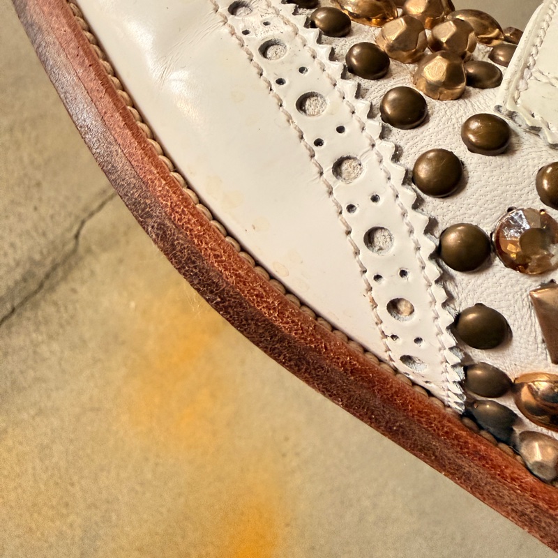 Dolce&gabbana 卯釘雕花牛津鞋-13