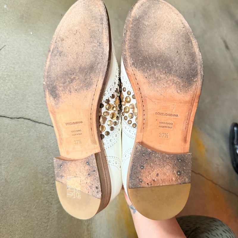 Dolce&gabbana 卯釘雕花牛津鞋-15
