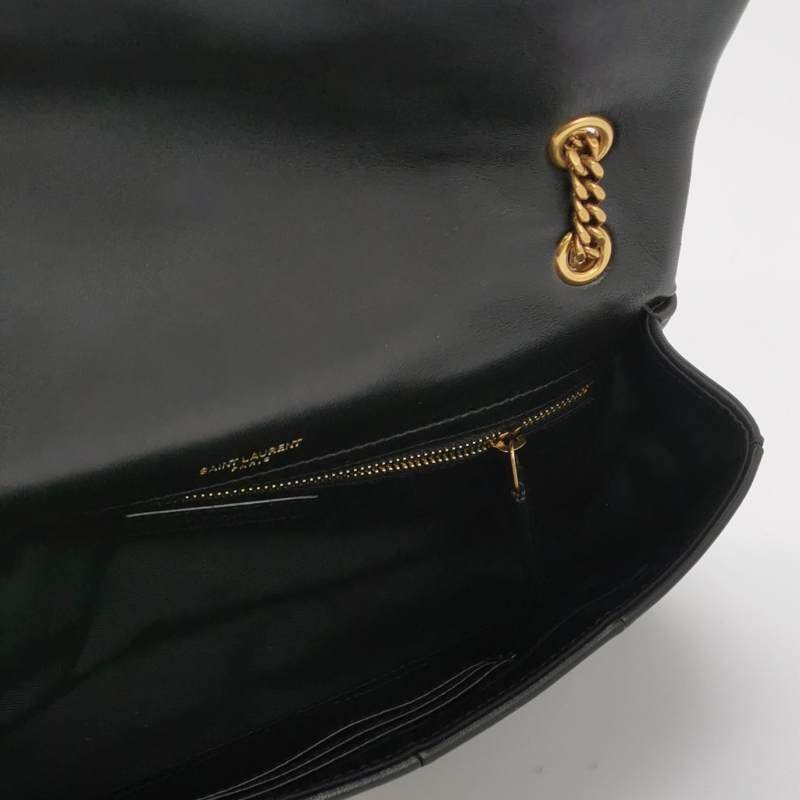 Saint Laurent Jamie 4.3中型羊皮純色YSL標誌單肩包-6