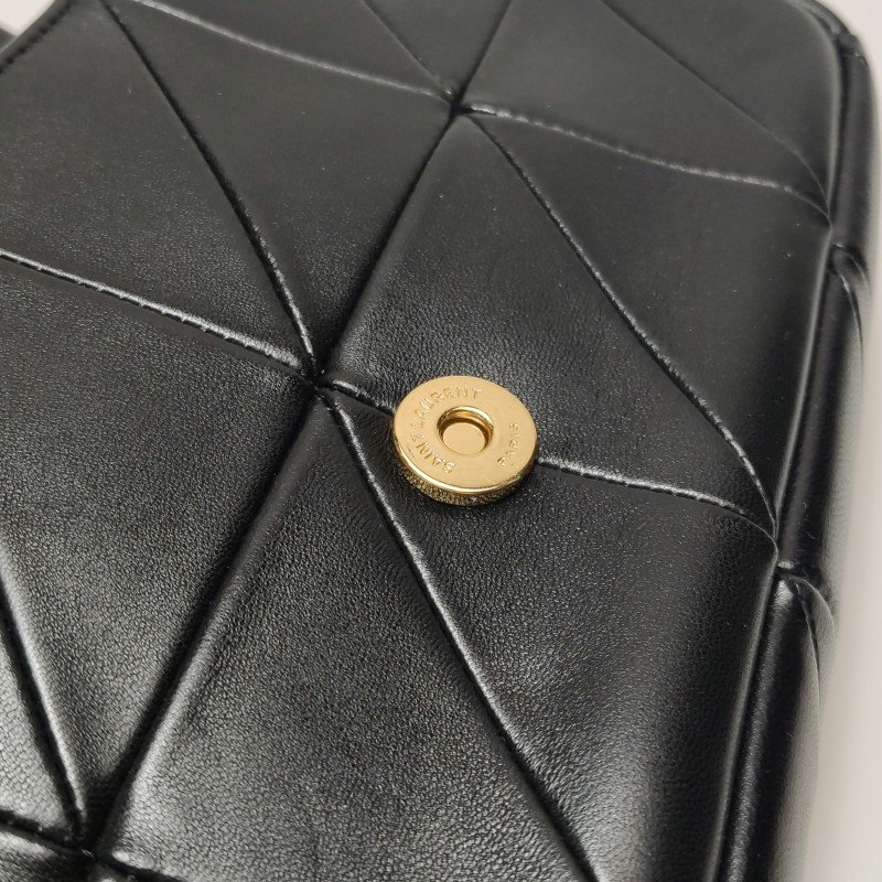 Saint Laurent Jamie 4.3中型羊皮純色YSL標誌單肩包-9