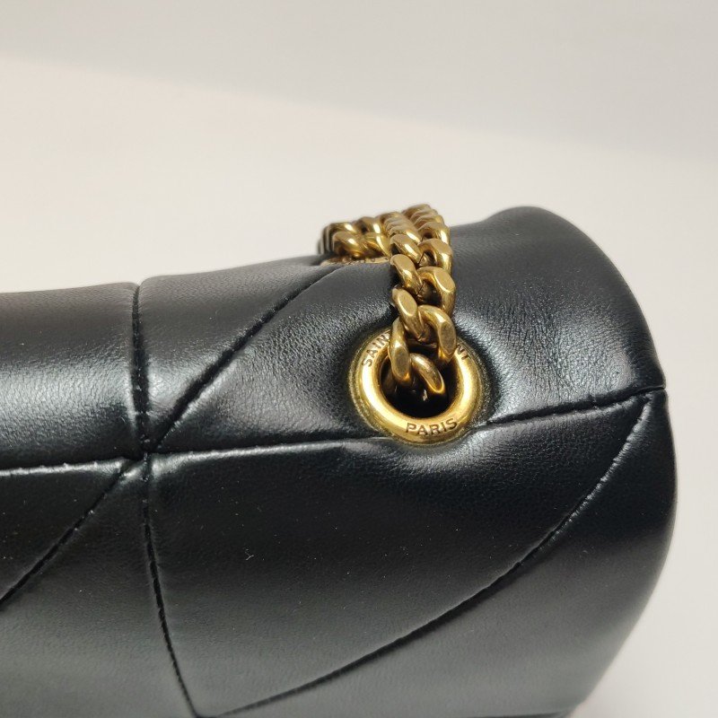 Saint Laurent Jamie 4.3中型羊皮純色YSL標誌單肩包-11