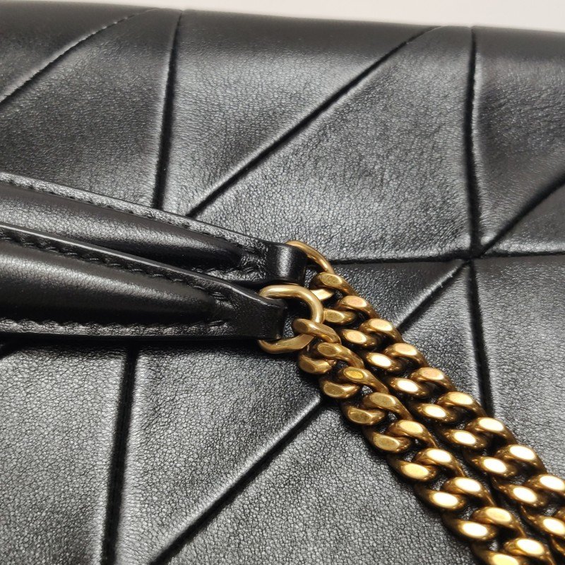 Saint Laurent Jamie 4.3中型羊皮純色YSL標誌單肩包-12