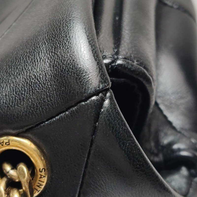 Saint Laurent Jamie 4.3中型羊皮純色YSL標誌單肩包-15