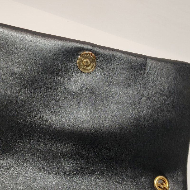 Saint Laurent Jamie 4.3中型羊皮純色YSL標誌單肩包-18