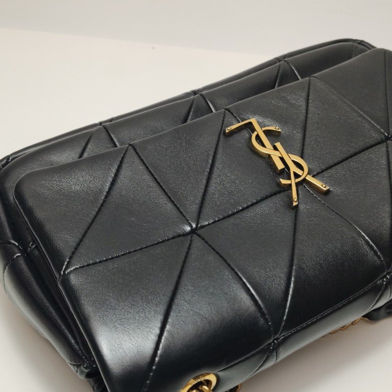 Saint Laurent Jamie 4.3中型羊皮純色YSL標誌單肩包-19