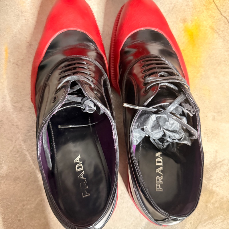 prada2012經典拼接牛津鞋-3