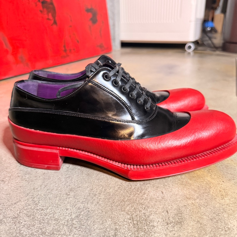 prada2012經典拼接牛津鞋-7