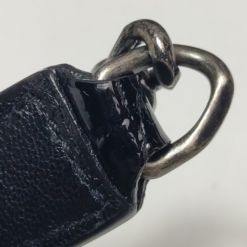 Saint Laurent Niki小號漆皮鱷魚紋YSL標誌肩包-22