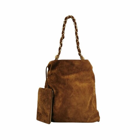 Saint Laurent Amalia牛皮純色YSL標誌子母包單肩包