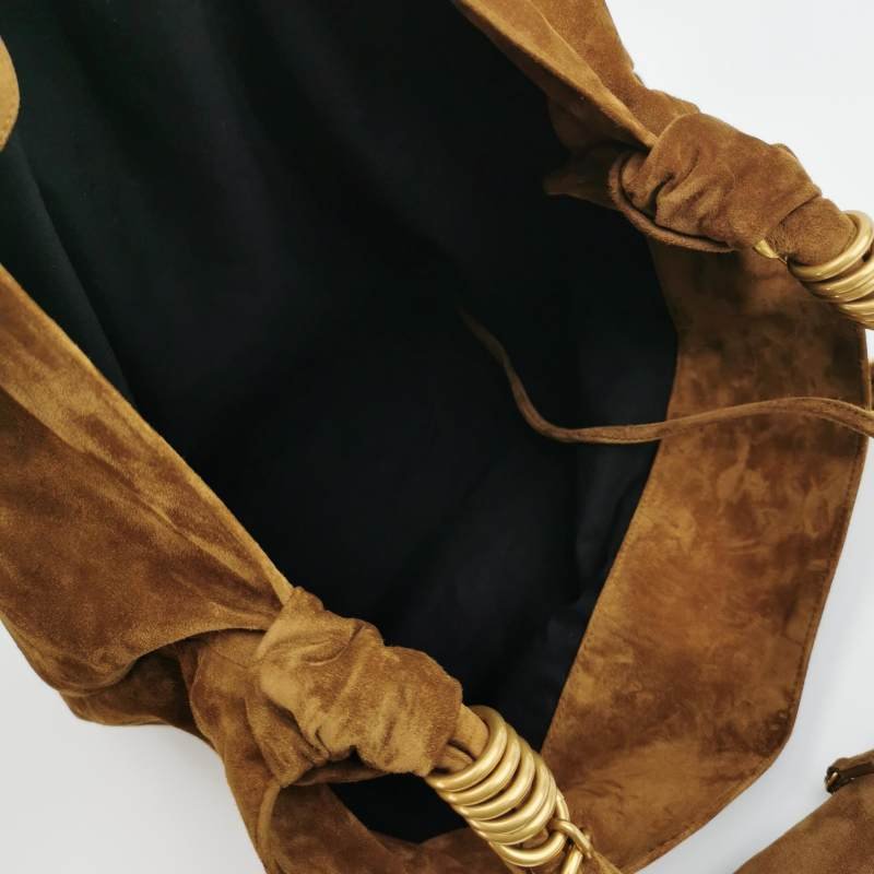 Saint Laurent Amalia牛皮純色YSL標誌子母包單肩包-6