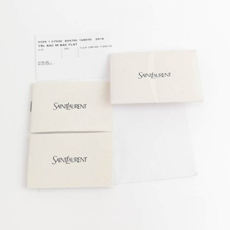 Saint Laurent Amalia牛皮純色YSL標誌子母包單肩包-8