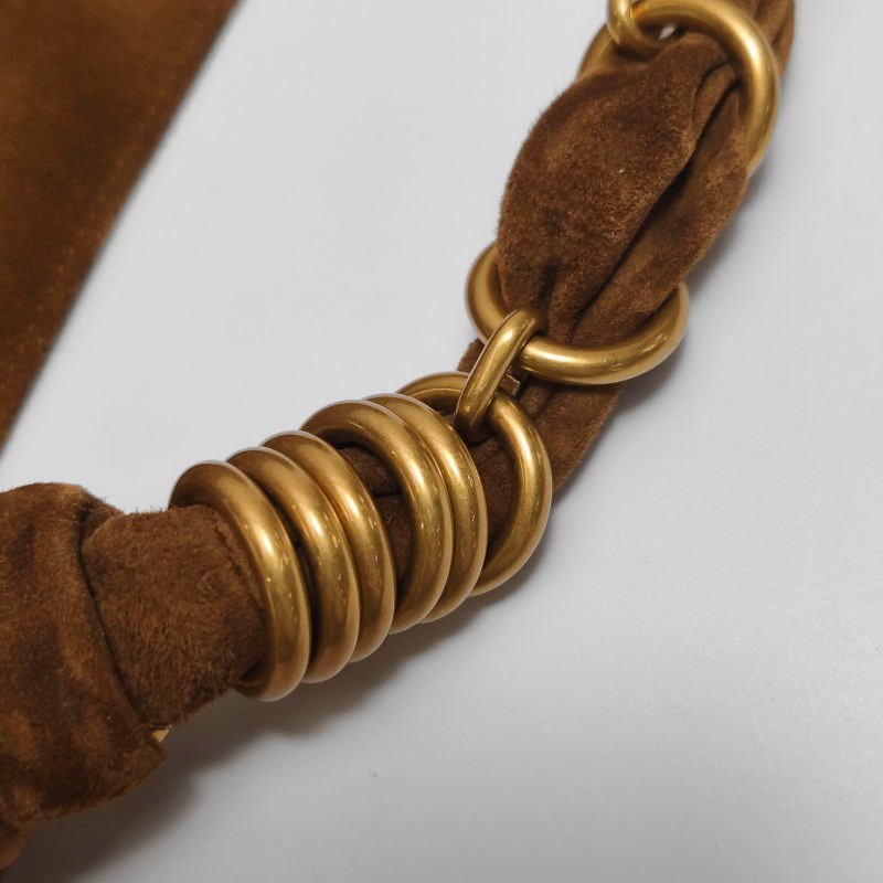 Saint Laurent Amalia牛皮純色YSL標誌子母包單肩包-9