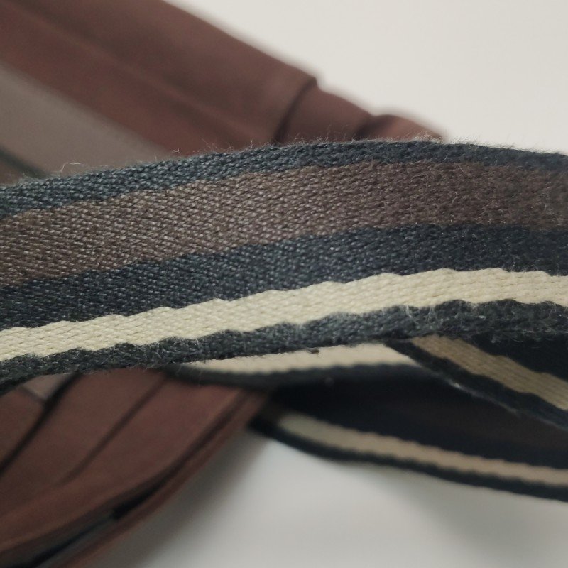 Hermes Troca Horizo​​​​ntal單肩包帆布Evergrain牛皮銀扣紅棕色白色89黑色灰色-10