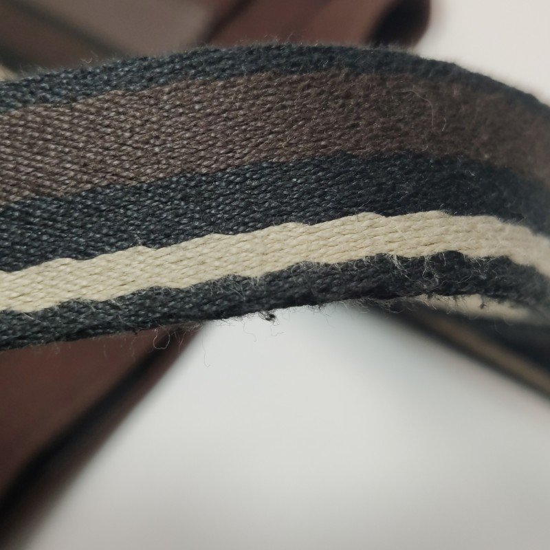 Hermes Troca Horizo​​​​ntal單肩包帆布Evergrain牛皮銀扣紅棕色白色89黑色灰色-11