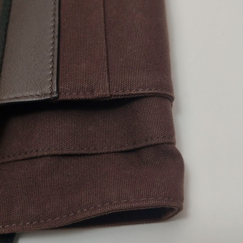 Hermes Troca Horizo​​​​ntal單肩包帆布Evergrain牛皮銀扣紅棕色白色89黑色灰色-14