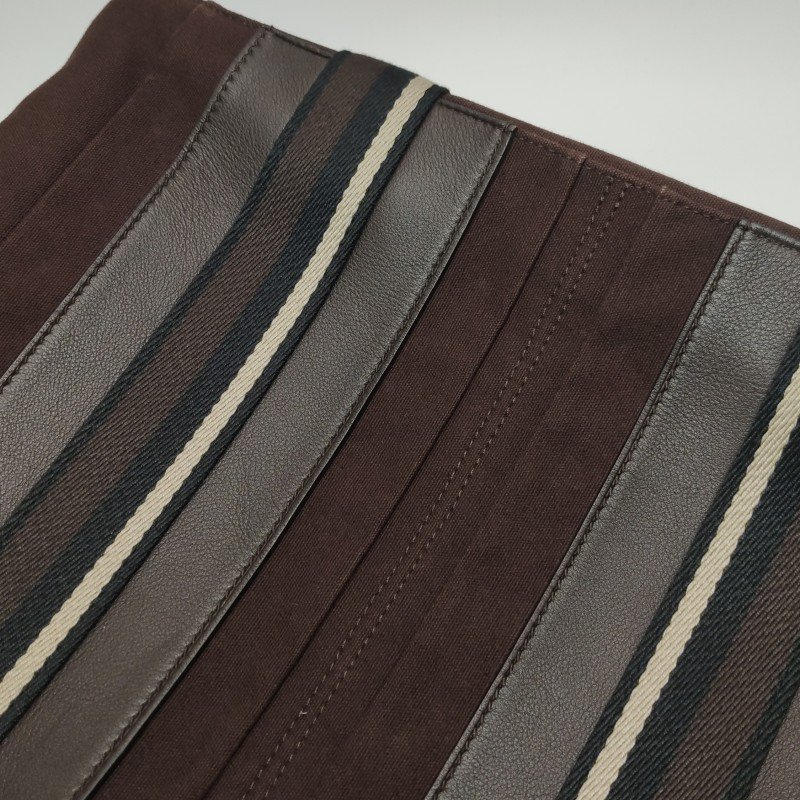 Hermes Troca Horizo​​​​ntal單肩包帆布Evergrain牛皮銀扣紅棕色白色89黑色灰色-20