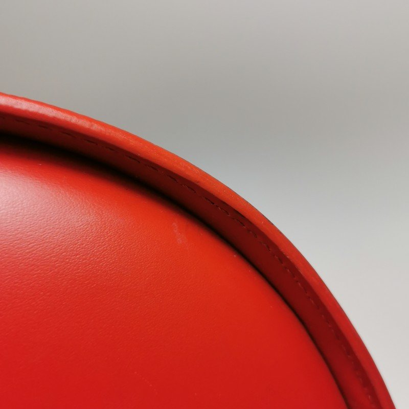 Louis Vuitton (LV) Jasmine牛皮純色水波紋雙向拉鍊中古波士頓包單肩包-21