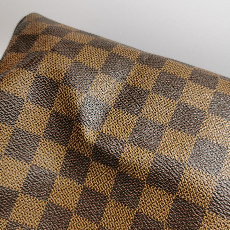 Louis Vuitton (LV) Speedy30牛皮棋盤格波士頓包手提包-19
