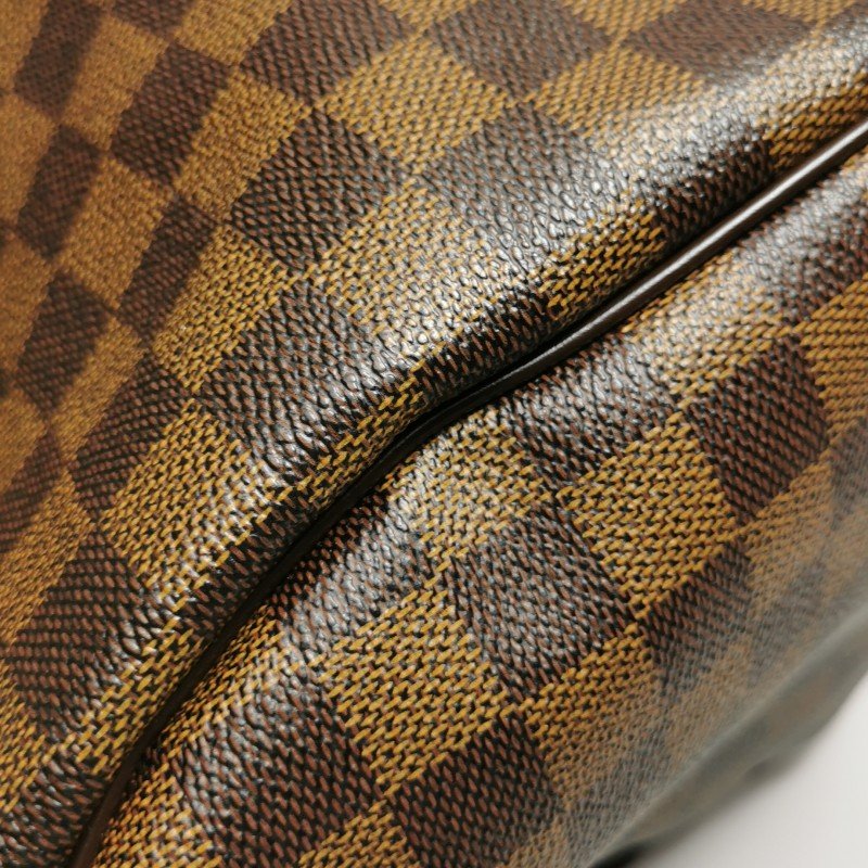 Louis Vuitton (LV) Speedy30牛皮棋盤格波士頓包手提包-21