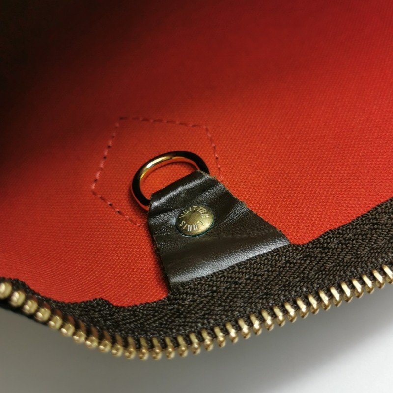 Louis Vuitton (LV) Speedy30牛皮棋盤格波士頓包手提包-22