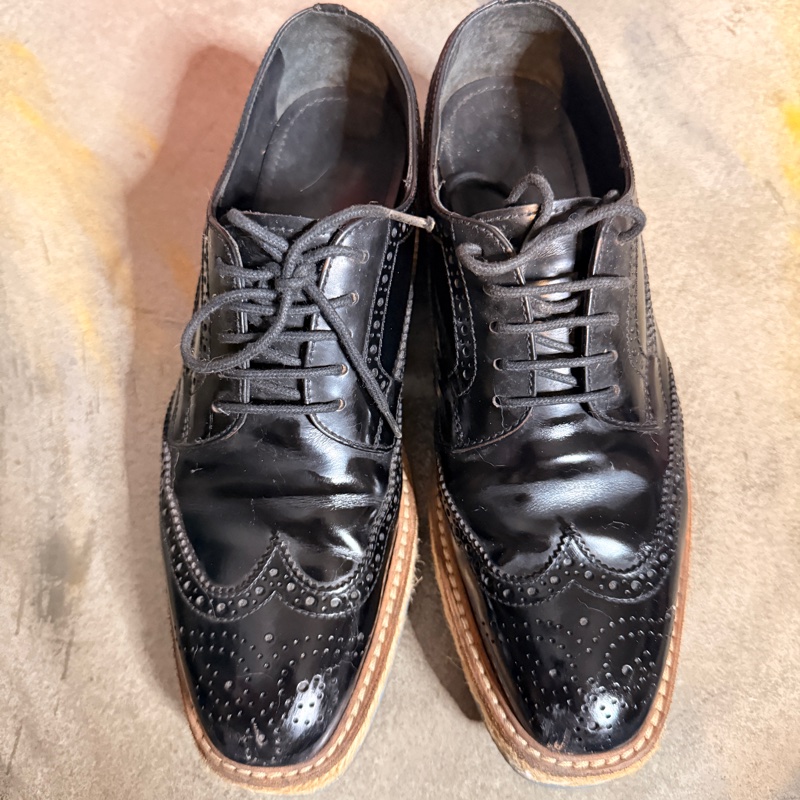 prada 早期雕花牛津鞋-1