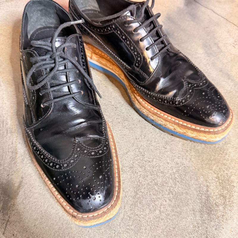 prada 早期雕花牛津鞋-5
