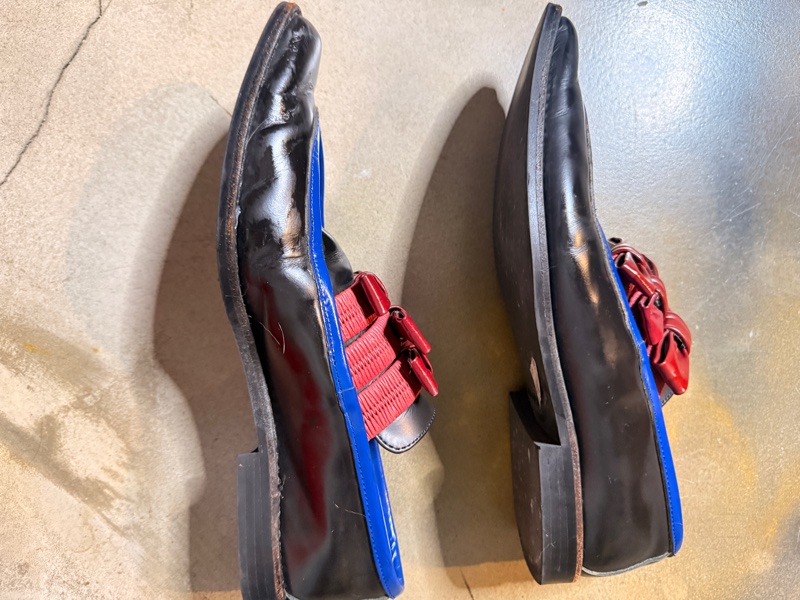 comme des garcons川久保玲尖頭蝴蝶結牛津鞋-5