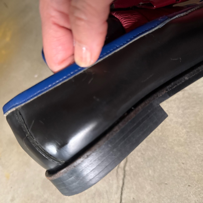 comme des garcons川久保玲尖頭蝴蝶結牛津鞋-8