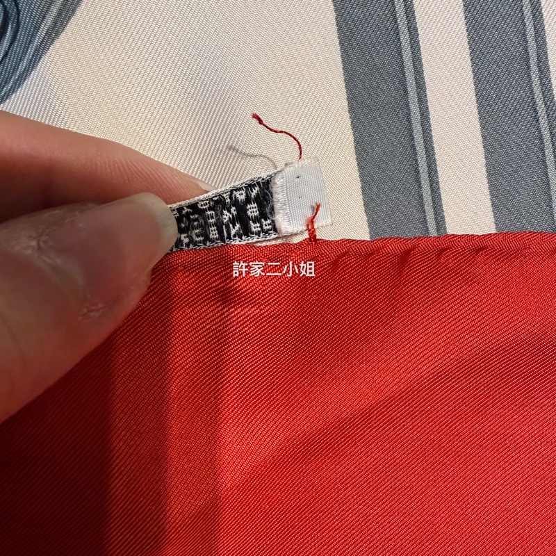 Hermes 罕見中古款90絲巾華麗的韁轡/保存良好-3